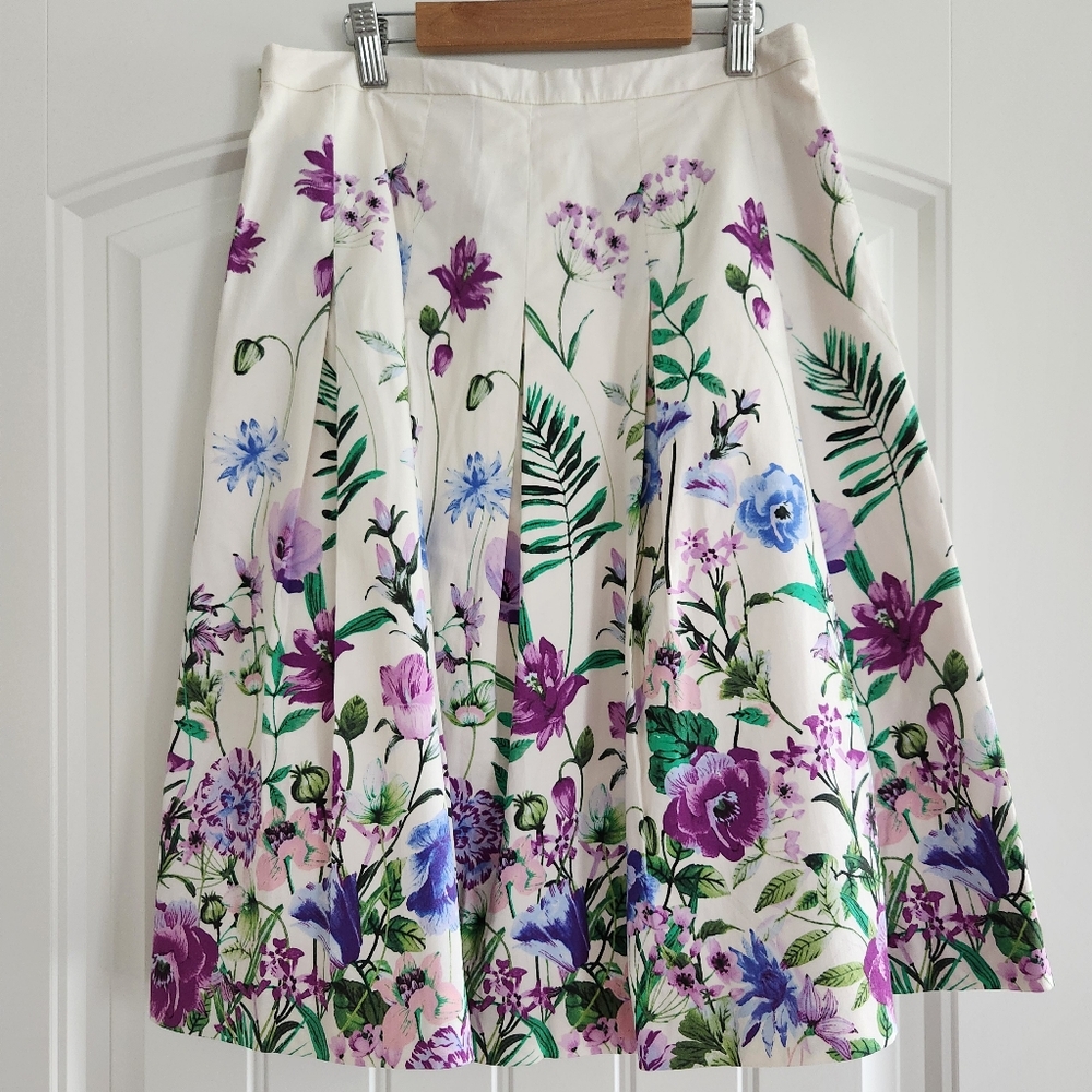 Talbots Pleated Spring Skirt